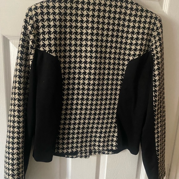 Black and White Houndstooth Jacket - Picture 2 of 2